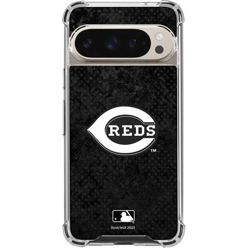 MLB Cincinnati Reds Dark Wash Pixel 9/9 Pro Clear Case
